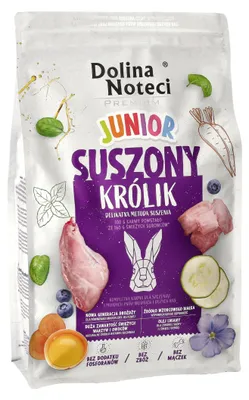 Zdjęcie produktu dla DOLINA NOTECI Premium Junior Rabbit - sucha karma dla psów - 4 kg