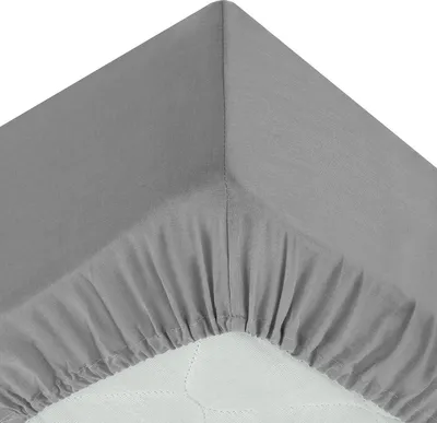 Immagine prodotto di Lenzuolo con elastico, 190 x 90 cm, grigio