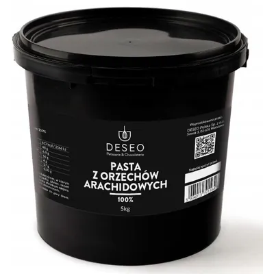 Zdjęcie produktu dla Pasta z orzechów arachidowych 100% 5kg DESEO