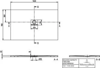 Produktbild von Villeroy & Boch UDQ1490SQI2MVAL DW Squaro Infinity UDQ1490SQI2MV 1400