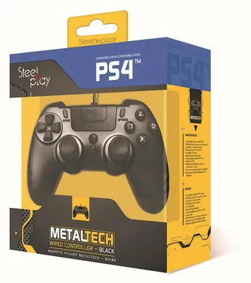 Produktbild von Lexip METALTECH, Gamepad, PC, PlayStation 4, D-Pad, Home button, Schaltfläche Optionen, Schaltfläche Teilen, Analog / Digital, Mehrfarbig, Kabelgebunden