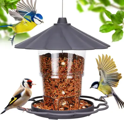 Produktbild von Vogelhaus zum Aufhängen – 820 ml – faltbar – wetterfest – für Balkon und Garten