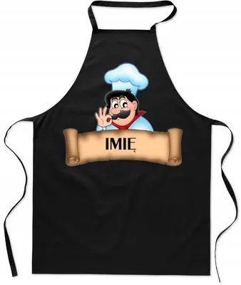 Produktbild von HaftNadruk Küchenschürze personalisierbar Geschenk für Köche
