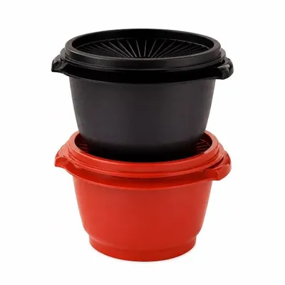 Image de COUVERCLE SOLAIRE TUPPERWARE, 2 pièces, 600 ml chacune. Boîte de conservation pour l'école, idéale pour servir et stocker les aliments