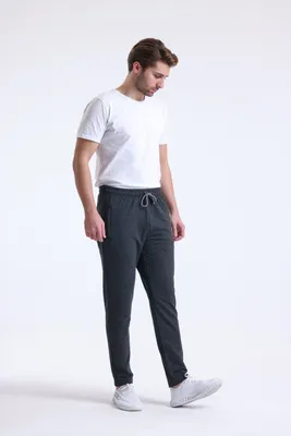 Produktbild von Herren Sweatpants Jogginshose Normalgröße | Kollektion-8083 | Anthrazit | M