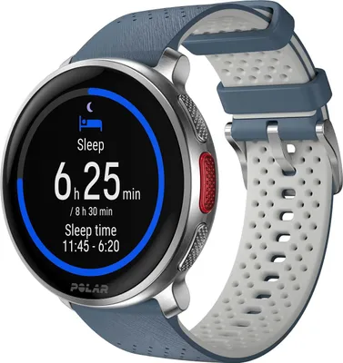 Image de Polar Vantage V3 - Smartwatch - aluminium - montre de sport avec bracelet - silicone - affichage 3.5 cm (1.39") - 32 Go - Bluetooth - 57 g - bleu ciel (900108892)