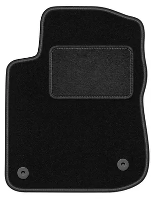 Image de Tapis conducteur en moquette pour Peugeot 2008 I 2013-2019 (crossover) – 1 pièce, noir, sur mesure – Wielganizator LUX