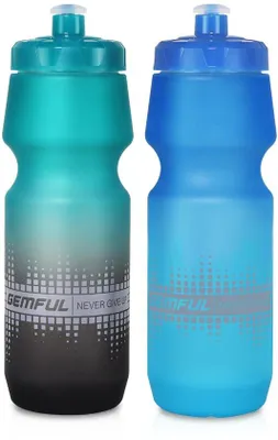 Obrázek produktu pro Sada 2 ks cyklistických lahví o objemu 750 ml, lehké, bez BPA, ideální pro sport
