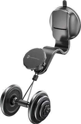 Produktbild von FORCELL F-Grip MagFlex Handy-Halterung an Windschutzscheibe/Mittelkonsole/Lüftungsschlitz magnetisch schwarz