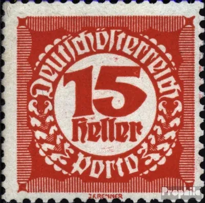 Produktbild von Briefmarken Österreich 1920 Mi P77x postfrisch Portomarken