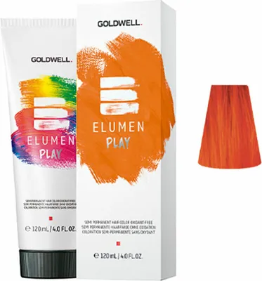 Produktbild von Goldwell Elumen Play @Orange 120 ml, Orange, @orange, Unisex, 120 ml, Alle Haare, Farbspeichernd, Glanz