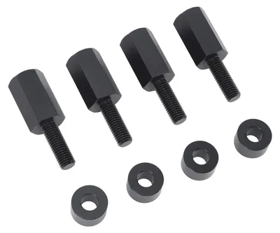 Imagen del producto de 4 kits de montaje para elevar el asiento, de 2 pulgadas, color , robustos y confiables, para reemplazar el elevador del asiento de vehículos todoterreno (UTV), compatibles con todos los modelos Can-Am Maverick X3