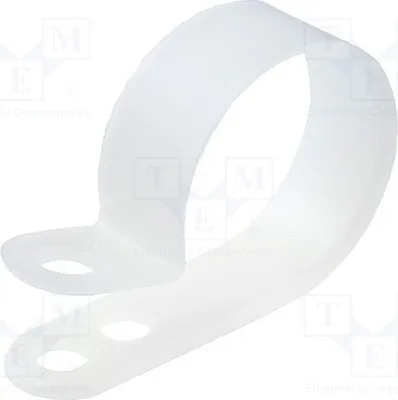 Immagine prodotto di 10 fascette stringitubo: diametro nominale del fascio: 24÷27 mm, per il fissaggio di cavi. Larghezza: 5,4 mm. Fascetta stringitubo