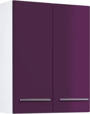 Produktbild von Bad Hängeschrank Parma in hochglanz aubergine 50 cm breit