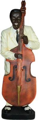 Image de Design Contrebasse Figure Statue Sculptures Figures Décoration 4021 Nouveau