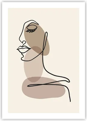 Produktbild von Poster - Poster ohne Rahmen - Linie Kunst Boho - 50x70 cm - Wand Bild - Wanddeko - Wandbilder - Kunstposter - Wandposter - Bilder - Kunstdruck - Wanddekoration - Wandbild - P2XPA50x70-4728