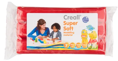 Obrázek produktu pro Modelovací hmota Creall Supersoft 500 g červená