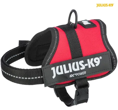 Produktbild von Julius-K9® IDC Powergeschirr®, 2XS / Baby 2: 33–45 cm / 18 mm, rot