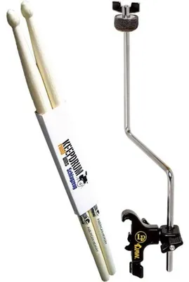 Imagen del producto de Soporte para platillo splash LP592S-X de Latin Percussion, compatible con baquetas de batería