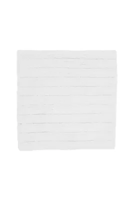 Productafbeelding van Heckettlane Bidetmat Vivienne White 60x60 cm 100% Katoen