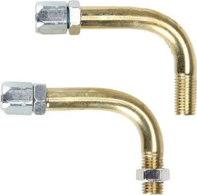 Zdjęcie produktu dla Zestaw kolanek rurowych 90° M6x0.75 ze śrubą regulacyjną do gaźnika Dellorto PHBG - Citomerx