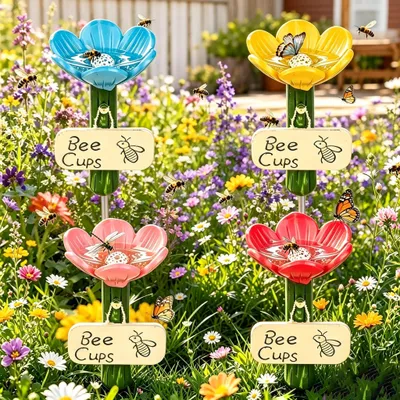Productafbeelding van Insectenvoederbakken voor de tuin, set van 4