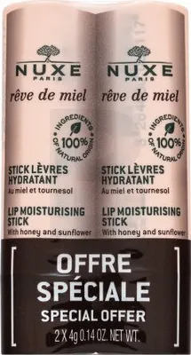 Produktbild von Nuxe Rêve de Miel Lip Moisturizing Stick 2 x 4 g