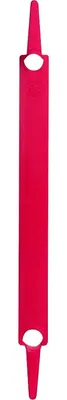 Produktbild von Heftstreifen 80mm Kunststoff VE=100 Stück rot