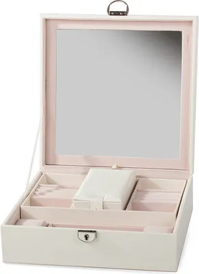 Image de Verk 01456 Boîte à bijoux avec miroir blanc