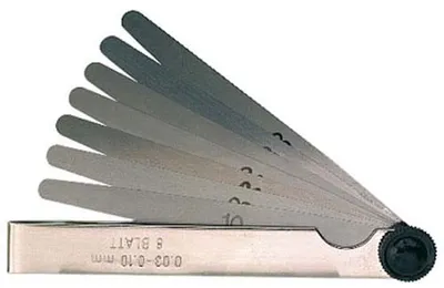 Produktbild von 8-Platten-Fühlerlehre 0,03-0,10 mm