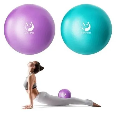 Zdjęcie produktu dla Piłka do pilatesu 23 cm PVC gimnastyczna ćwiczeń treningowych