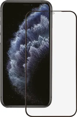 Produktbild von ViVanco™Full, Apple, iPhone 12, iPhone 12 Pro, Stoßfest, Staubresistent, Ölbeständig, Kratzresistent, Splitterfrei, Schwarz, Transparent, 1 Stück(e)