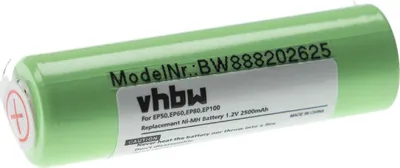 Produktbild von vhbw Akku Ersatz für Braun Typ 4510, Typ 4515, Typ 5601 für Rasierer (2500 mAh, 1,2 V, NiMH)