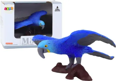 Obrázek produktu pro Figurka Modrý papoušek papoušek Zvířata Světa