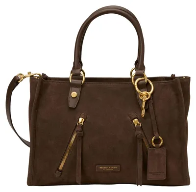 Produktbild von Marc O'Polo Leder Handtasche Umhängetasche Phili Shopper Coffee Brown braun