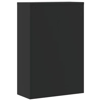 Zdjęcie produktu dla vidaXL Szafka na dokumenty czarna 90x40x140 cm stalowa