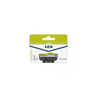 Zdjęcie produktu dla LEA Sensitive 5, Mężczyźni, LEA, SENSITIVE 5, Czarny, Limonka, 1 szt.