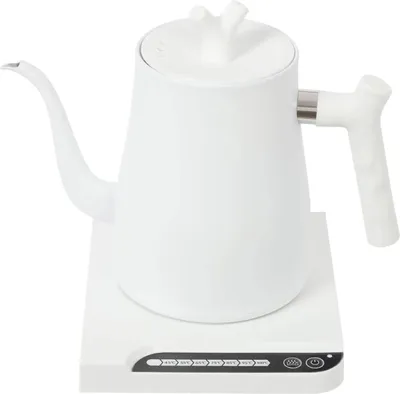 Produktbild von Elektrischer Wasserkocher - Edelstahl - 1 l - 1000 W - 7 Temperaturstufen - Automatische Abschaltung - Weiß