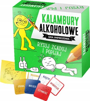 Zdjęcie produktu dla Gra Karciana Dla Dorosłych - KALAMBURY ALKOHOLOWE