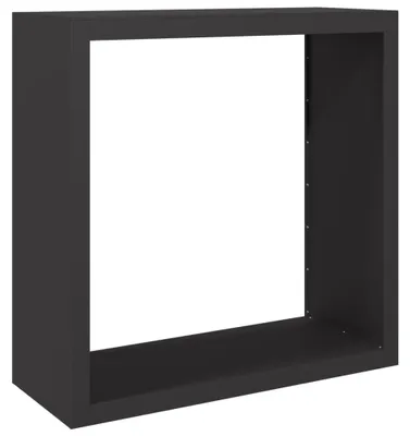 Image de vidaXL Étagère à bois de chauffage Noir 100x40x100 cm Acier