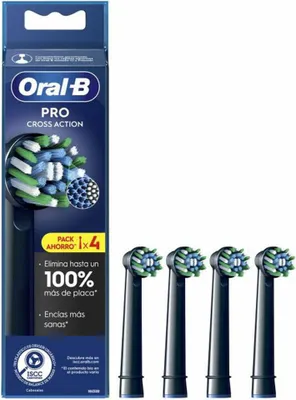 Zdjęcie produktu dla Wymienna główka Oral-B CROSS ACTION Black 4 szt