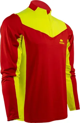 Produktbild von FORSBERG Skjorta II Funktionsshirt langarm, Farbe:rot/gelb, Größe:M