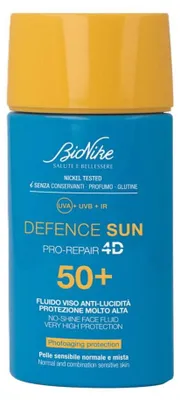 Produktbild von BioNike Defence Sun, mattierend und schützend, vor dem Sonnenbad, Fluid SPF 50+ 50ml