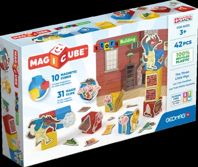 Immagine prodotto di Geomag Magicube Tre porcellini 42 pezzi
