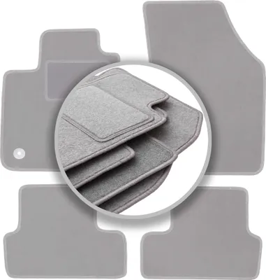 Image de Tapis de sol gris cendré pour : Renault Mégane IV Grand Coupé, Liftback, Break, Grandtour, Coupé, GT (2015-)