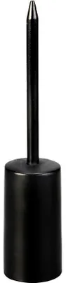 Produktbild von INNA-GLAS Metall Kerzenhalter LISANDRE für Stabkerzen ca. Ø2,2cm, schwarz, 11cm, Ø2,3cm - Kerzenstecker
