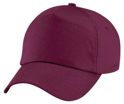 Image de Beechfield - Casquette « Original » 5 panneaux pour enfants FK1379 (taille unique) (bordeaux)