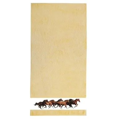 Produktbild von framsohn Frottierserie 'Pferde' Duschtuch 75 x 150 cm