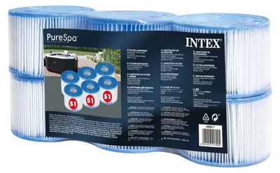 Image de Jeu de 6 filtres S1, ensemble Pure SPA INTEX 29011