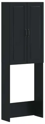 Produktbild von vidaXL Toilettenschrank UTRECHT Schwarz 66 x 25,5 x 190 cm
